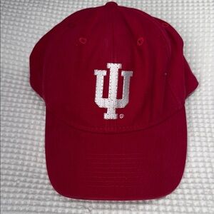 Lighted - University of Indiana Hoosiers - Red Baseball Velcro Cap - One Size